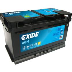 Exide Start-Stop AGM EK820 82 Ah Bilbatteri Startbatteri Volvo Audi BMW VW Mercedes Opel Toyota Ford