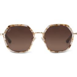 Kapten & Son Amsterdam Edge Toffee Solglasögon Tortoise Brown