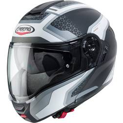 Caberg Levo Sonar Casco, negro-gris-blanco, tamaño