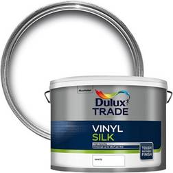Dulux Trade Vinyl Silk Wall Paint White 10L