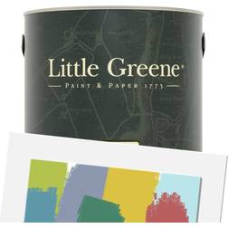 Little Greene Book Room Green Wall Paint Blue 2.5L