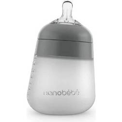 Nanobébé Flexy silikonflaska Anti-kolik Grå 270ml