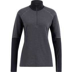 Lundhags Prime Merino Half Zip - Charcoal/Black