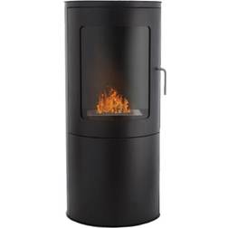 ScandiFlames bioethanol stove with a flat back wall