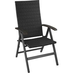 tectake Gartenstühle, Rattanstuhl Melbourne