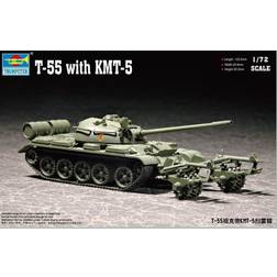 Trumpeter T-55 with KMT 5 1:72