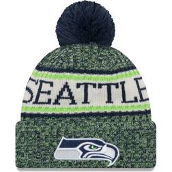 New Era NFL Sideline Winter Bobble Mütze Seattle Seahawks