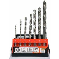 YATO drill bit set wood spiral drill bit set 3-10mm hex yt-33873