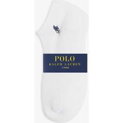 Polo Ralph Lauren Womens White Logo-embroidered Stretch-woven Socks Pack of