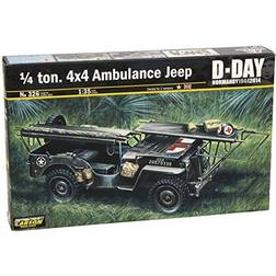 Italeri 1/4 TON. 4x4 AMBULANCE JEEP MILITARY VEHICLES 1:35 326