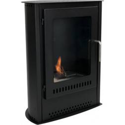 ScandiFlames Carson Small Bioethanol Stove Fireplace Black