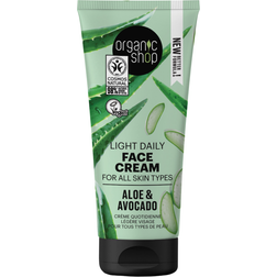 Organic Shop Light Daily Face Cream Aloe & Avocado 50ml