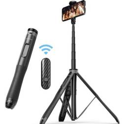 Atumtek Atumtek selfie stick tripod, extendable 3 in 1 aluminum bluetooth selfie stick
