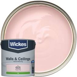 Wickes Vinyl Emulsion Poetic Wall Paint Poetic Pink 2.5L