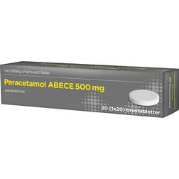 Paracetamol Brustablett 500mg Rör 20tabletter