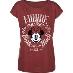 Minni Bows Girl-Shirt - Rot Meliert