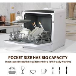 Puluomis Puluomis Mini Top Dishwasher White