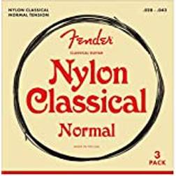 Fender 100 Nylon Tie 3-pack Classical Guitar Strings