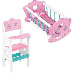 Studio Dolls Highchair & Cradle