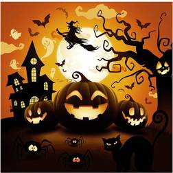 Horror-Shop Happy Halloween Kürbis Servietten 12 St.