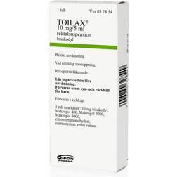 Toilax, rektalsuspension 10 milliliter Lösning