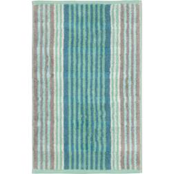 Cawö Handtücher Noblesse Harmony Gästehandtuch Blau, Grau (22x16cm)