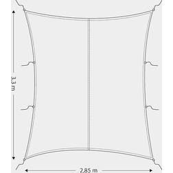 Seac Solsegel sittbrunn Rektangulär 2,85x3,3m