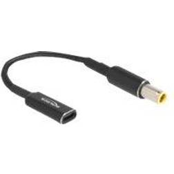 DeLock USB C - DC Jack 7.9x95.5mm M-F 0.2m