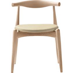 Carl Hansen & Søn CH20 Elbow White/Oiled Oak Køkkenstol 73cm