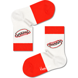 Happy Socks Crew Kinder 3D Hotdog in Weiß