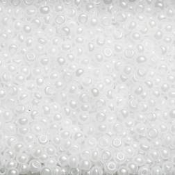 Preciosa Rocaillesperle 9/0 hvid semitr