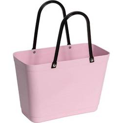 Hinza Shopping Bag Small (Green Plastic) - Dusty Pink