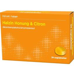 Halzin Honung & Citron Sugtablett 24 st Tablett