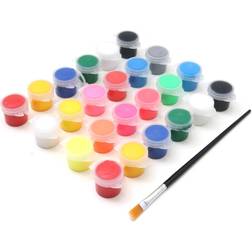 Hobbycraft Acrylic Paint Pots 25 Pieces