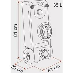 Fiamma Abwasser Rolltank W 40l