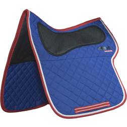 Karlslund Saddle pad, cotton Blue/White/Red IH unisex