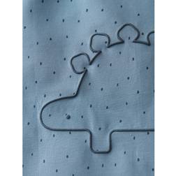 Vertbaudet Reversible Duvet Cover for Babies Little Dino Blue Medium All Over Printed