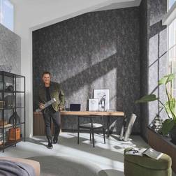 Guido Maria Kretschmer Erismann Industrial Concrete Grey Copper Wallpaper Textured Paste The Wall Vinyl