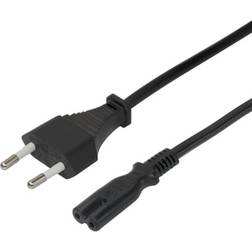 Deltaco Power Cable CEE 7/16 C7 1.5m