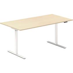 Ergoff hæve-sænkebord 160x80cm birk Skrivebord