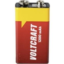 Voltcraft VC-9V-Li-1200mAh 9 V Block-Batterie Lithium 1200 mAh 9 V 1 St