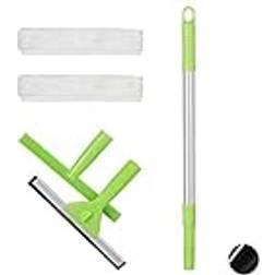 Relaxdays Window Cleaning Pro Squeegee & Washer, With Telescopic