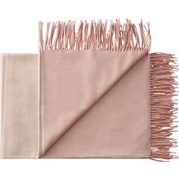 Silkeborg Uldspinderi Franja Tæppe Pink, Hvid (170x140cm)