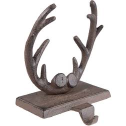 Clayre & Eef Stocking Holder Antlers Brown Weihnachtsbaumschmuck