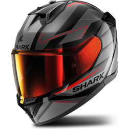 SHARK Helmets Helhjelm D-Skwal 3 Sizler - Svart Antrasitt Rød Voksen