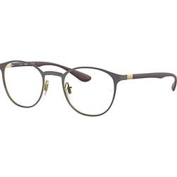 Ray-Ban RX6355 3158 Dark Grey On Gold