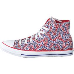 Converse Cuck Taylor All Star Logo Play Red/white Röd/Vit