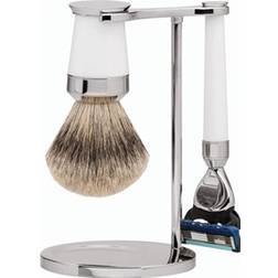 ERBE Silvertip & Fusion Precious Resin White Shaving Set