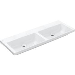 Villeroy & Boch Spülbecken, V&B Schrank-Doppelwaschtisch SUBWAY 3.0 we