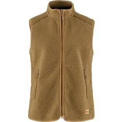 Fjällräven Vardag Pile Fleece Vest Fleece vest Women's Buckwheat Brown